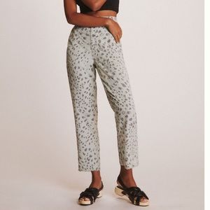 Anthropologie Cloth & Stone Frayed Straight Leg Pants